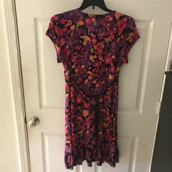 Purple and Pink Floral Dress - Picture 7 of 7